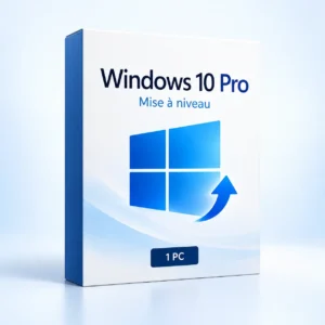 licence Windows 10 Pro avec mise à niveau depuis Windows 10 Famille pour 1 PC.