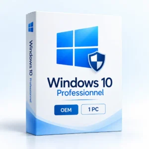 Windows 10 Professionnel – Licence OEM pour 1 PC