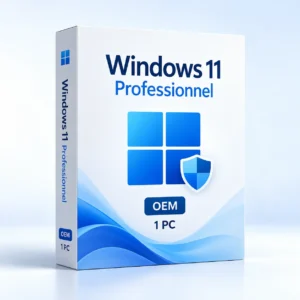 licence Windows 11 Professionnel OEM pour 1 PC.